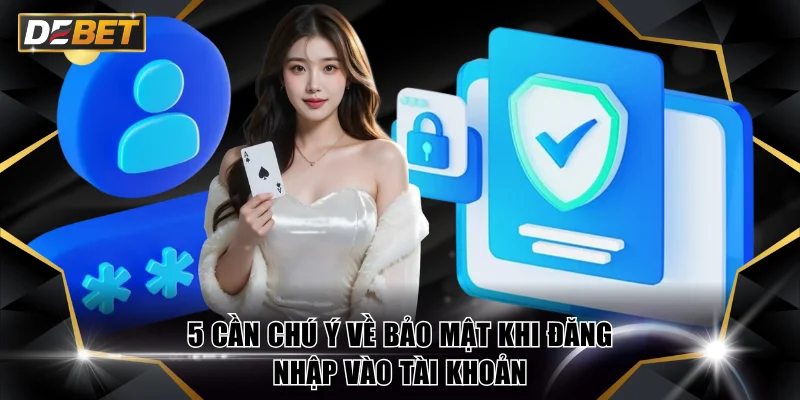 Đăng Nhập DEBET Siêu Thần Tốc Chỉ Với 1 Cú Click Đơn Giản 3 5 cần chú ý về bảo mật khi đăng nhập vào tài khoản