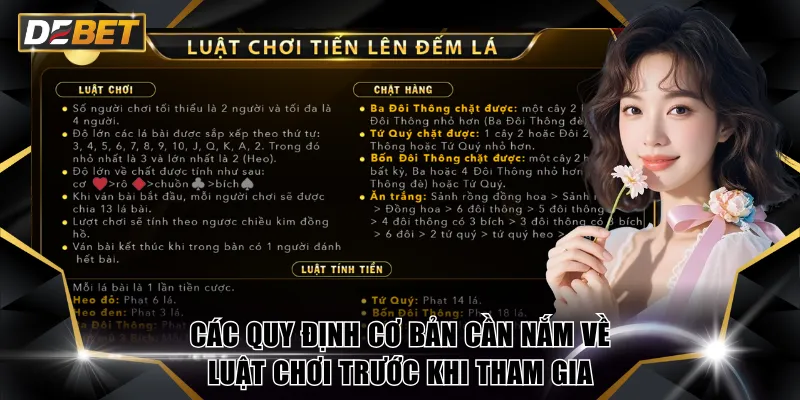 Tiến Lên Đếm Lá DEBET - Sức Hút Của Trò Chơi Bài Quốc Dân 3 Các quy định cơ bản cần nắm về luật chơi trước khi tham gia