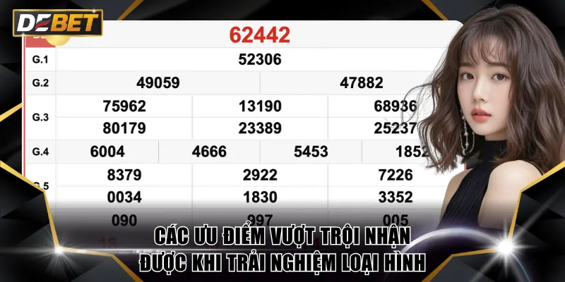 Xổ số Hà Nội DEBET - Hình thức giải trí truyền thống 3 Các ưu điểm vượt trội nhận được khi trải nghiệm loại hình