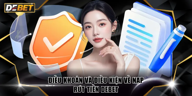 Cập Nhật Điều Khoản Và Điều Kiện Mới Nhất Tại DEBET Năm 2026 2 Điều khoản và điều kiện về nạp rút tiền DEBET