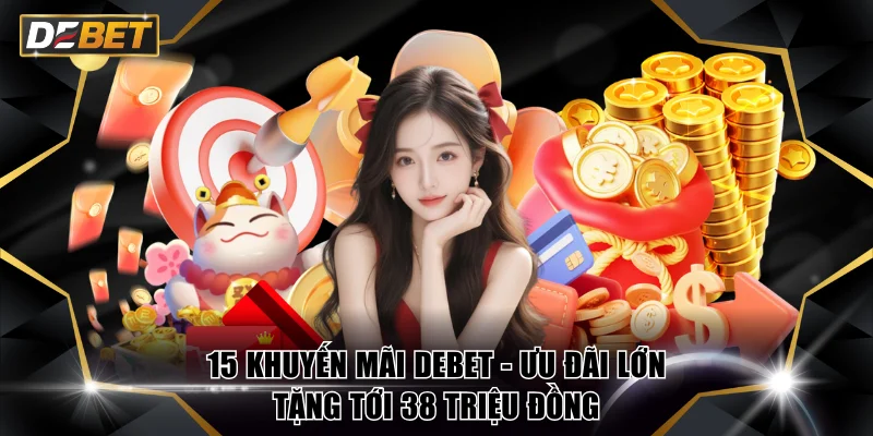 15 Khuyến Mãi DEBET - Ưu Đãi Lớn Tặng Tới 38 Triệu Đồng