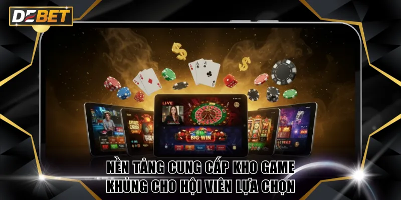 Live Casino Uy Tín - Đến DEBET Trải Nghiệm Ngay Hôm Nay 4 Nền tảng cung cấp kho game khủng cho hội viên lựa chọn